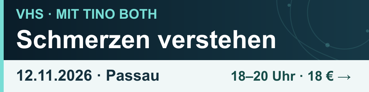 Schmerzen verstehen · 12.11.2026 · Passau