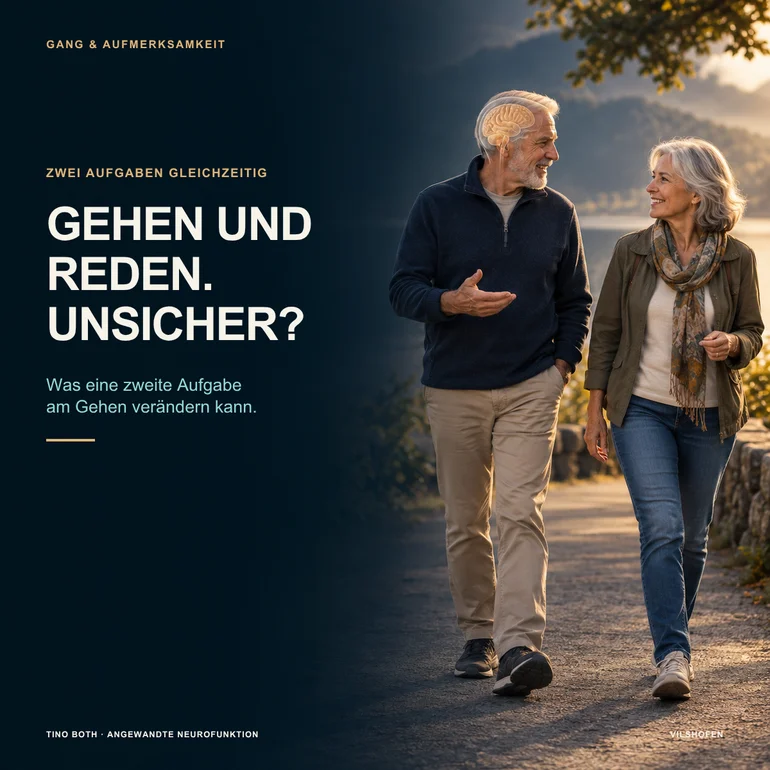 Beim Gehen und Reden unsicher: Warum zwei Aufgaben gleichzeitig schwerfallen können