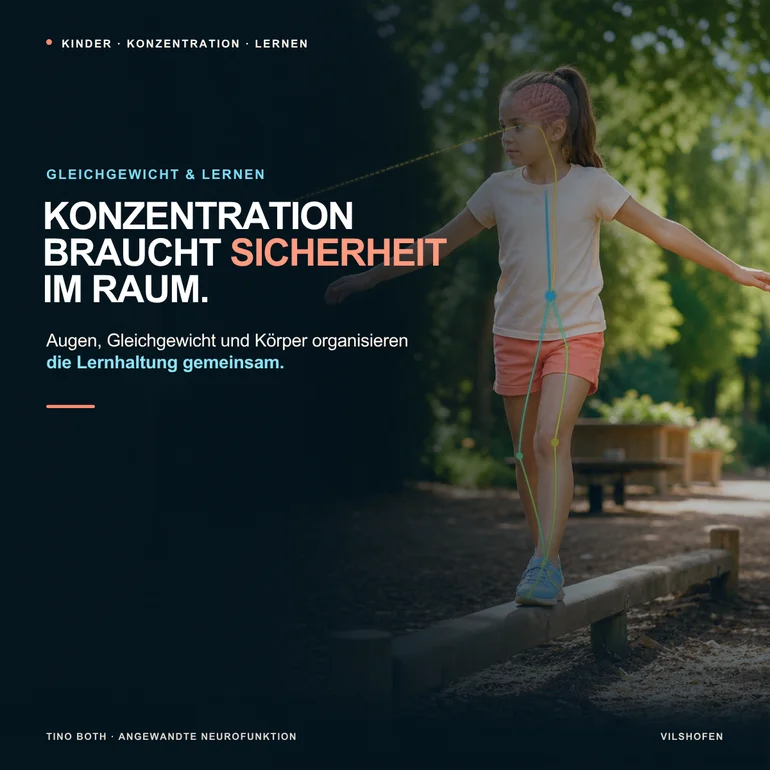 Gleichgewicht und Konzentration bei Kindern: Zusammenhänge sinnvoll prüfen