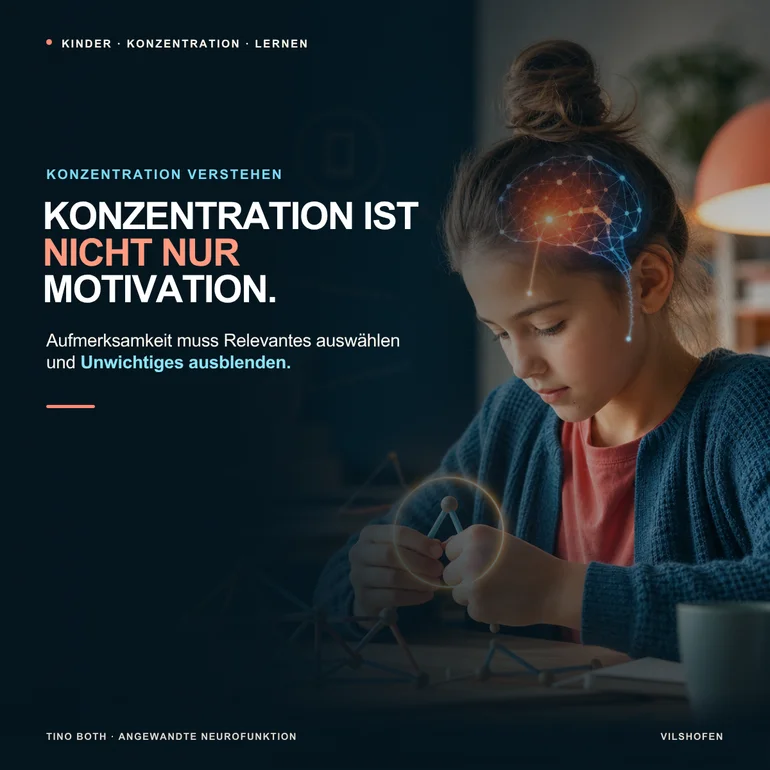 Konzentrationsprobleme bei Kindern: Warum Motivation nicht alles erklärt