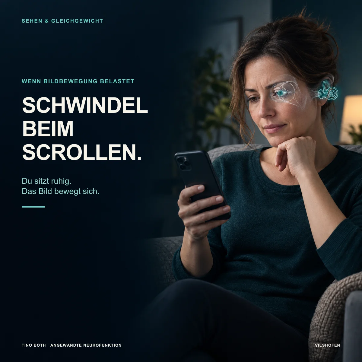 Schwindel beim Scrollen: Warum Handy und Bildschirm dich aus dem Gleichgewicht bringen können