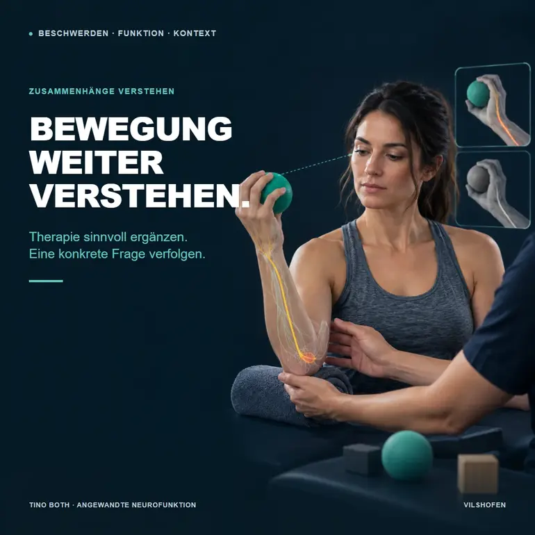 Physiotherapie ergänzen: Wenn Beschwerden bleiben