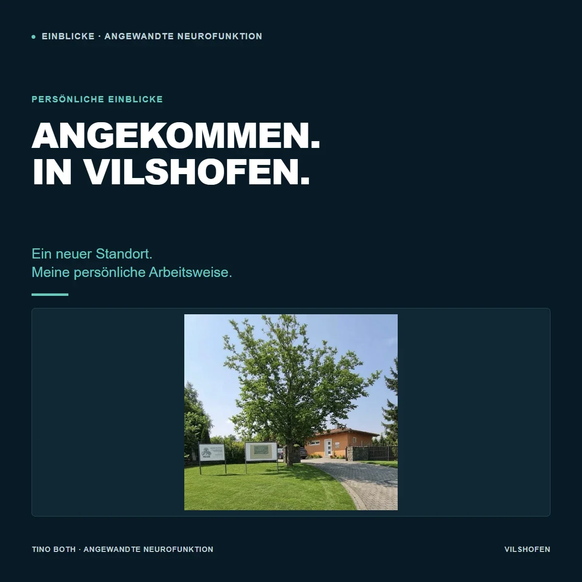 Angewandte Neurofunktion: mein Standort in Vilshofen