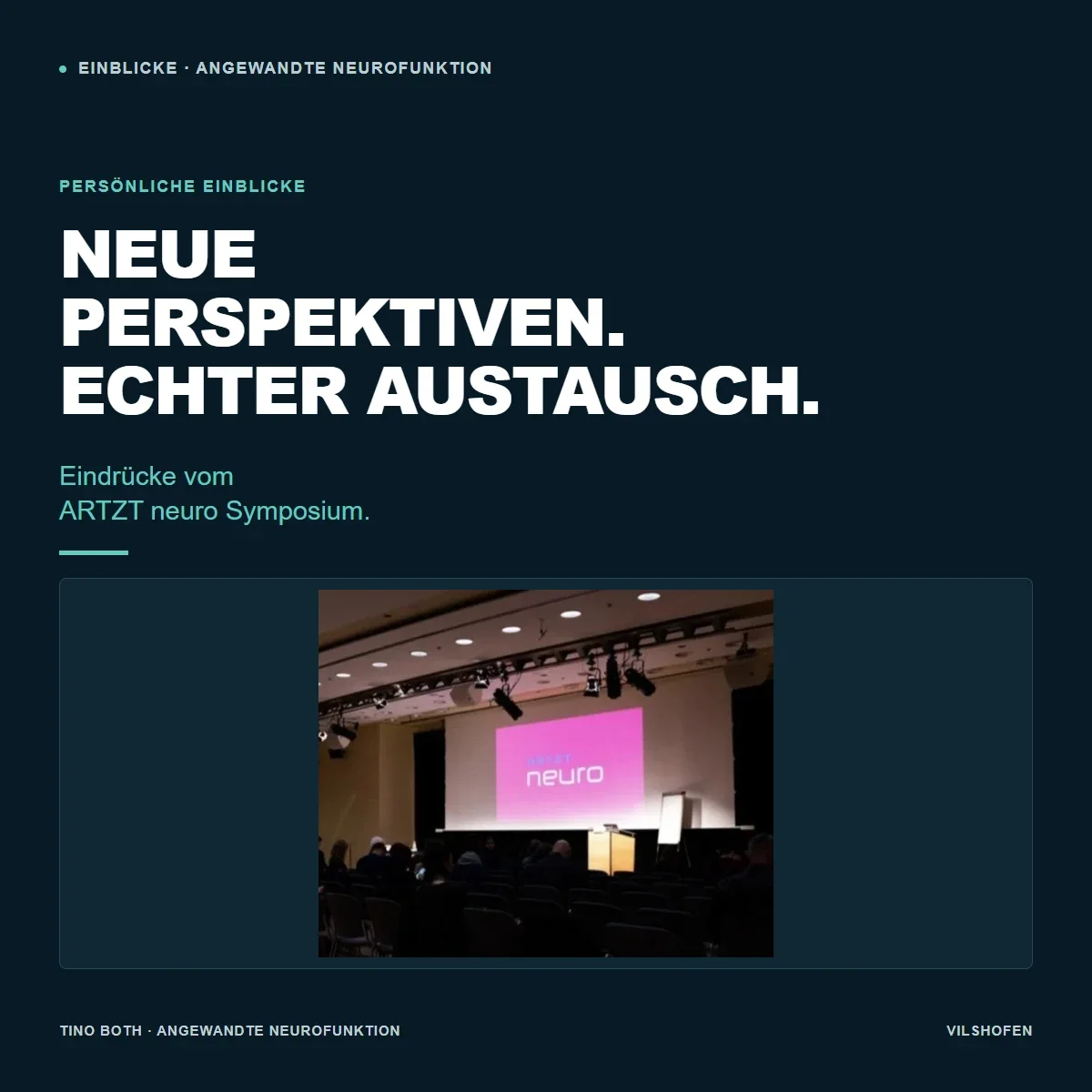 ARTZT neuro Symposium 2024 – Ein Rückblick auf ein inspirierendes Event