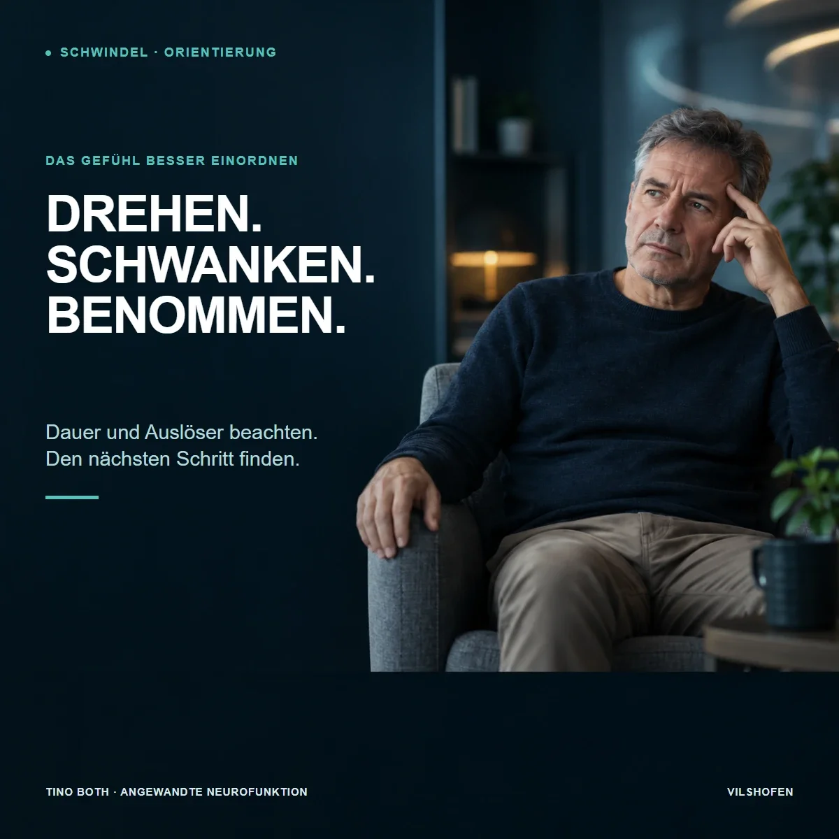 Drehschwindel, Schwankschwindel oder Benommenheit: Was die Unterschiede sagen