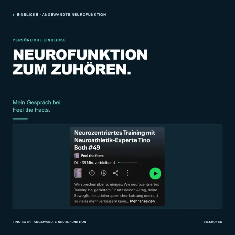 Podcast-Interview bei „Feel the Facts“: Neurozentriertes Training erklärt