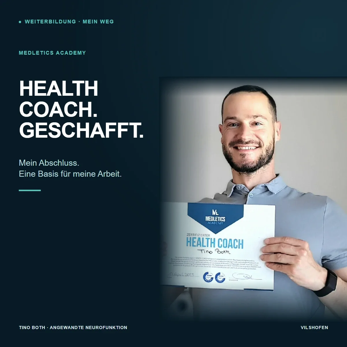 Health-Coach-Ausbildung bei der Medletics Academy: mein Abschluss