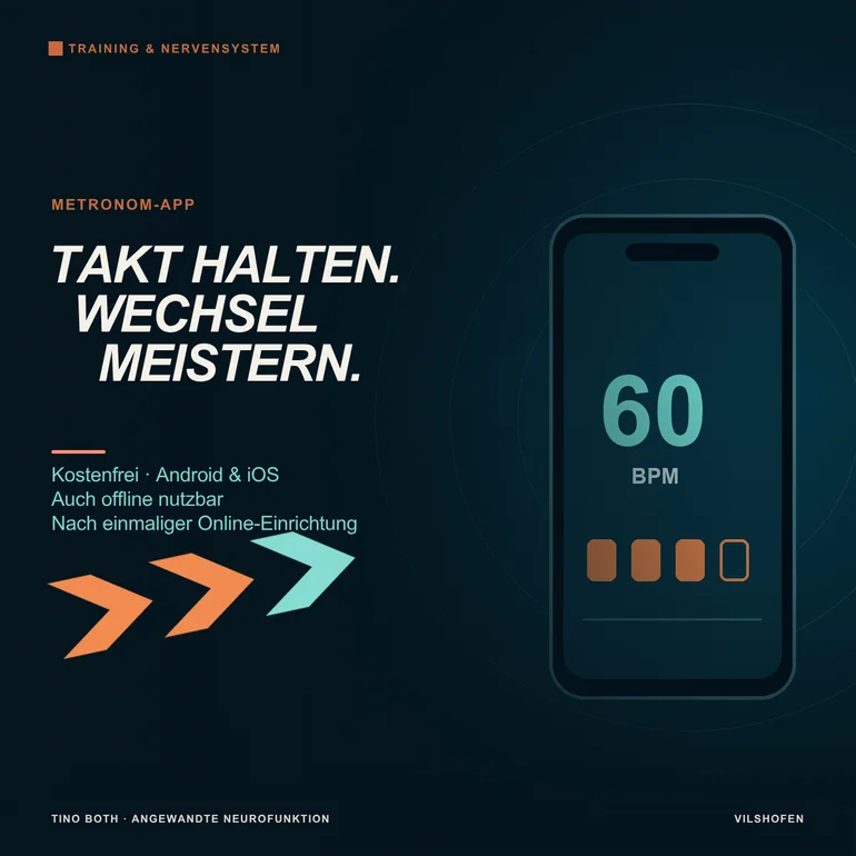 Kostenfreie Metronom-App: Rhythmus, Timing und Bewegung trainieren