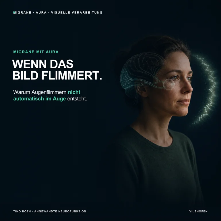 Migräne mit Aura – wenn Flimmern, Gesichtsfeldausfälle und Wahrnehmungsstörungen auftreten