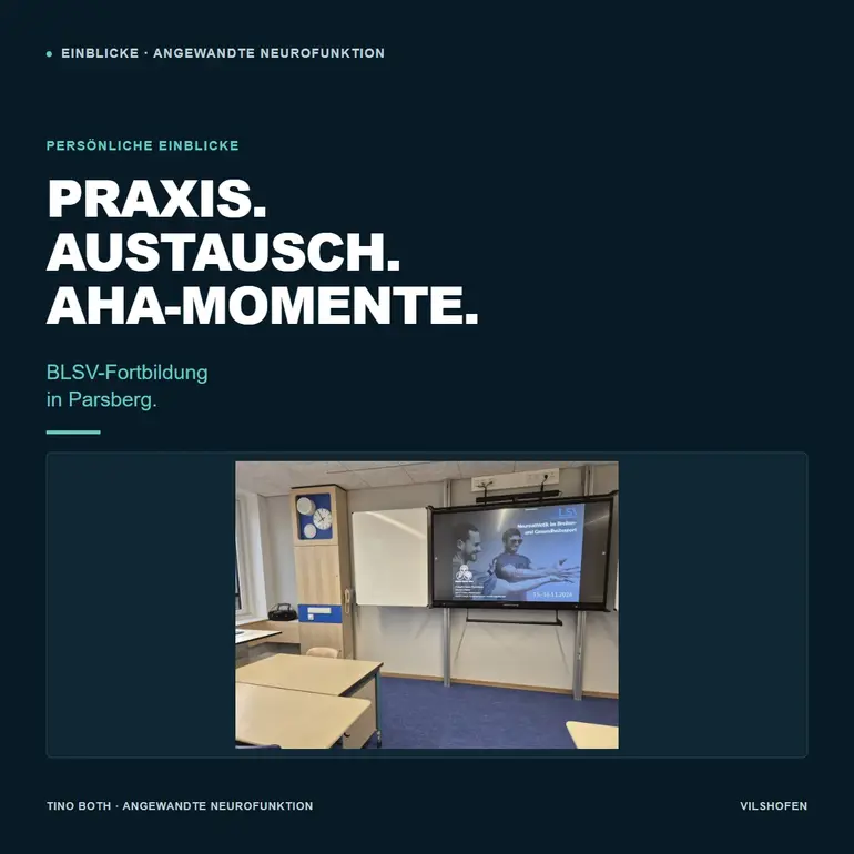 Neuroathletik im Breiten- und Gesundheitssport – BLSV-Fortbildung in Parsberg