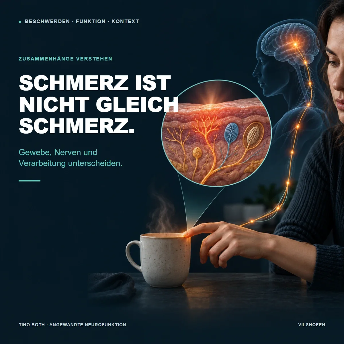 Schmerzarten verstehen: Gewebe, Nerven, Verarbeitung