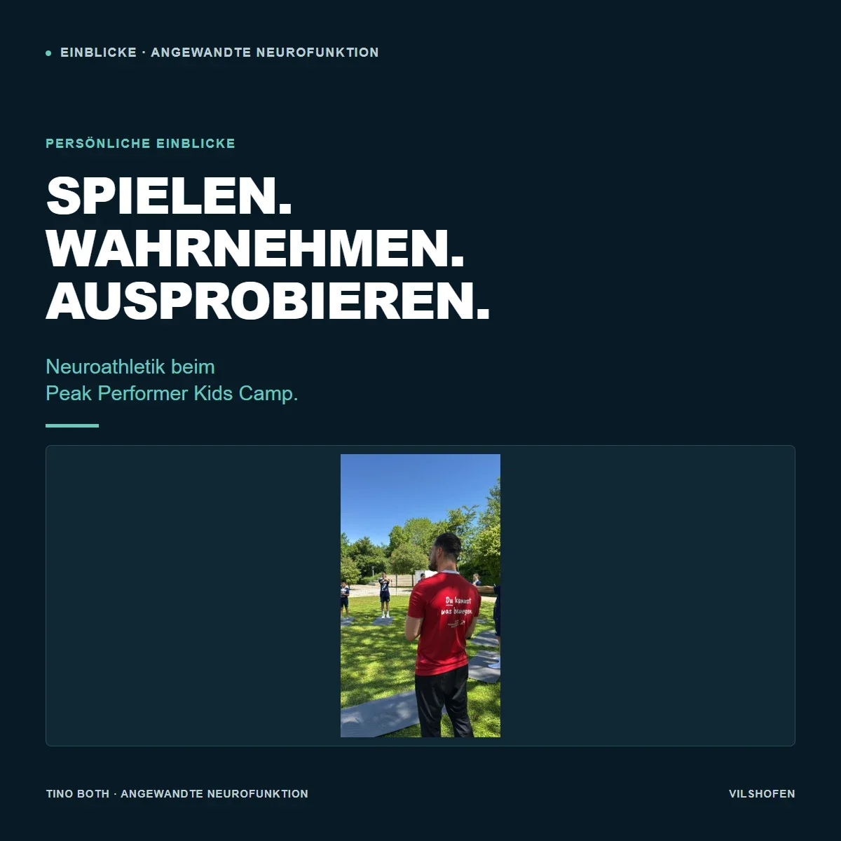 Neuroathletik für Kids – Mein Beitrag beim Peak Performer Kids Camp München