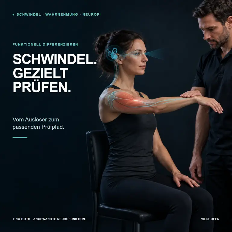 Schwindel funktionell testen: So gehe ich Schritt für Schritt vor