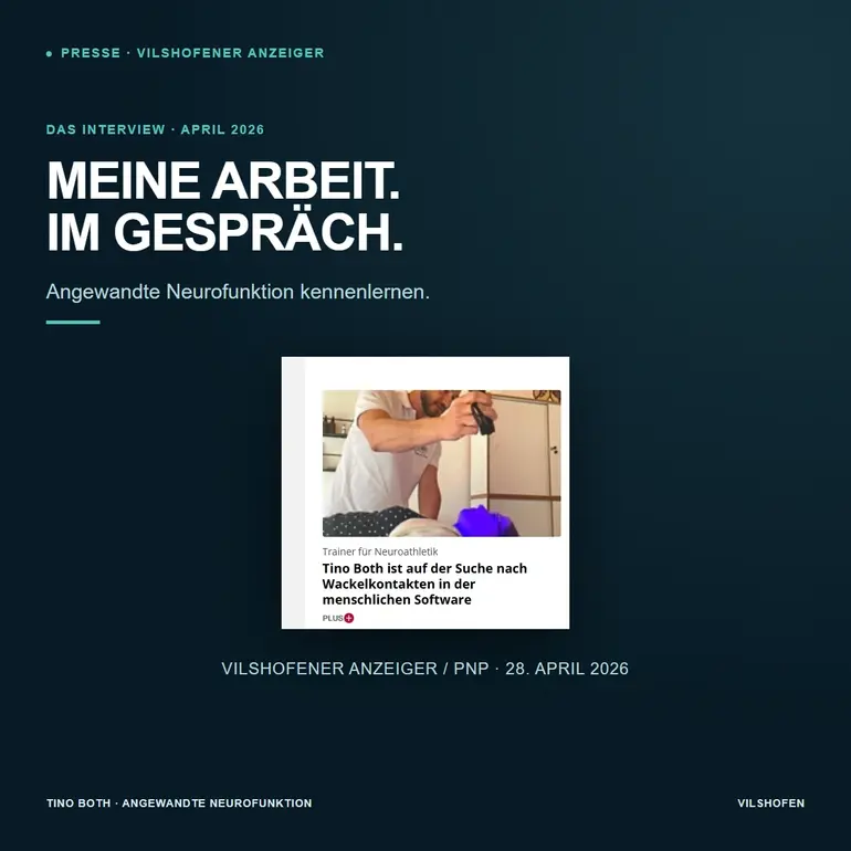 Tino Both im Vilshofener Anzeiger: Angewandte Neurofunktion kennenlernen