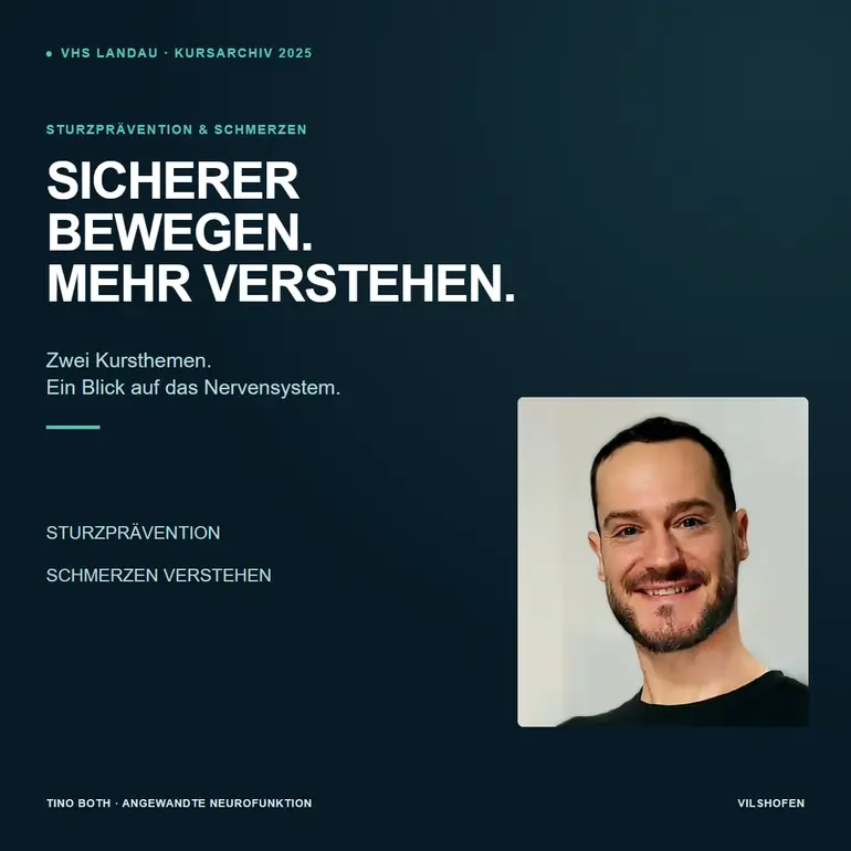 VHS Landau: Sturzprävention und Schmerzen verstehen – Kursarchiv 2025