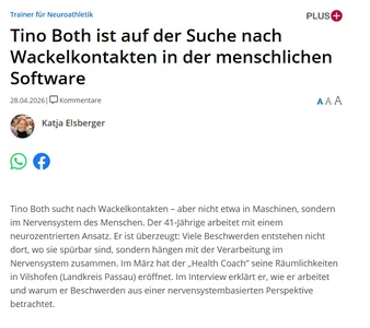 Bild zum Beitrag Tino Both im Vilshofener Anzeiger: Angewandte Neurofunktion kennenlernen