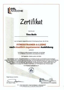 Bild zum Beitrag OTL-Diplom zum Fitnesstrainer