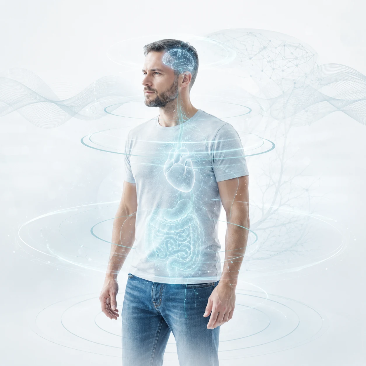 Illustration zur funktionellen Betrachtung autonomer und vegetativer Dysregulation des Nervensystems